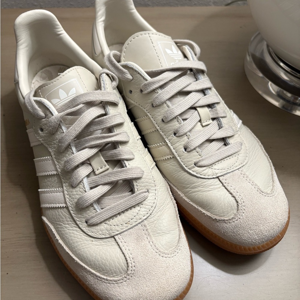 Adidas Samba OG linen size 8.5 sneakers